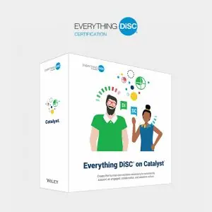 Everything DiSC on Catalyst box illustration