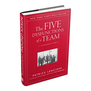 The Five Dysfunctions of a Team book cover